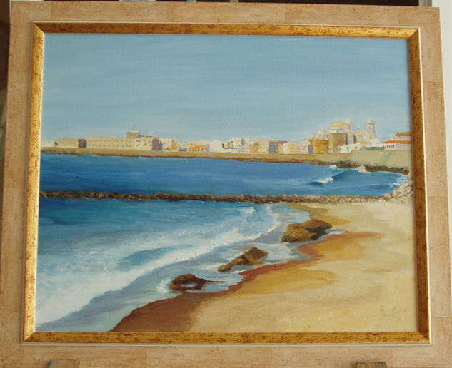 Sta. Maria del Mar. Cádiz Oil Canvas Landscaping