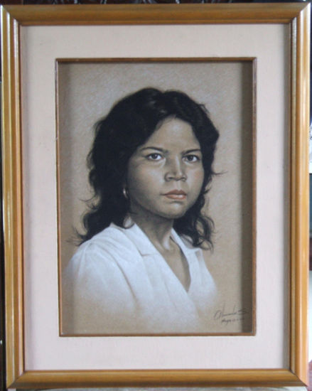 RETRATO DE MI MADRE Charcoal