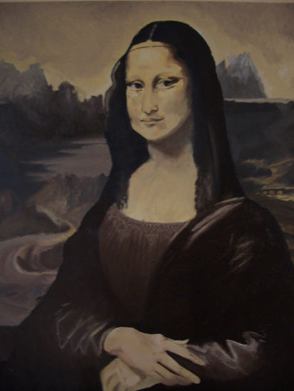 La Gioconda Oil Canvas Portrait