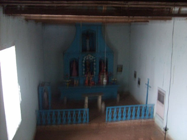 INTERIOR DE LA CAPILLA DE LLANO GRANDE 