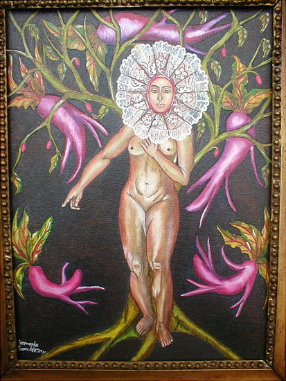 Eva de los Räbanos Oil Canvas Nude Paintings