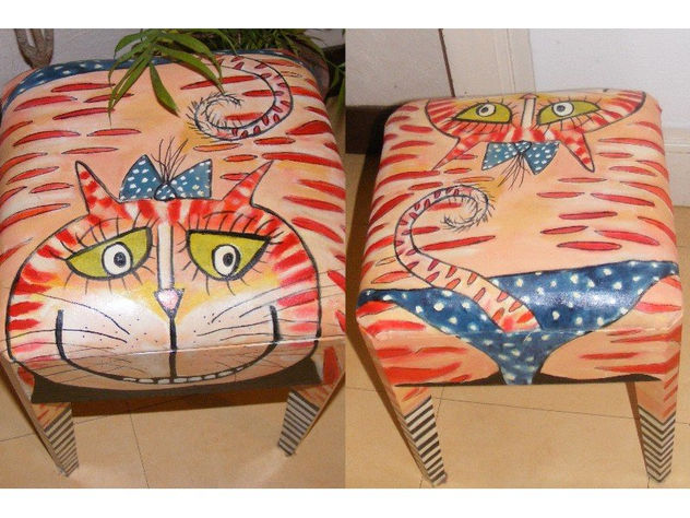butaca musical gato en bombacha