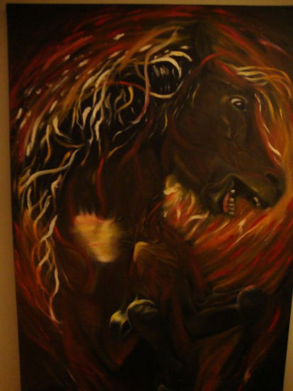 Frenesi Oil Canvas Animals