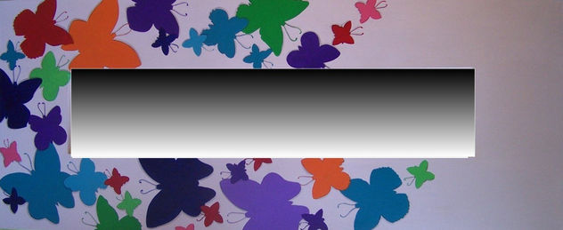 Espejo Mariposas en mi Mente Grande