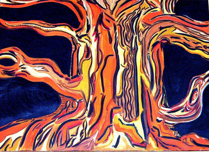 Arbol en la noche