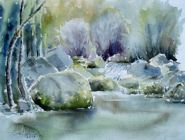 Guadalquivir. Sierra de Cazorla Watercolour Paper Landscaping