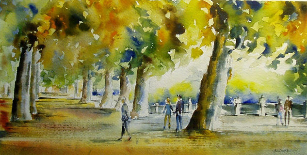 Jardines1. Aranjuez Watercolour Paper Landscaping