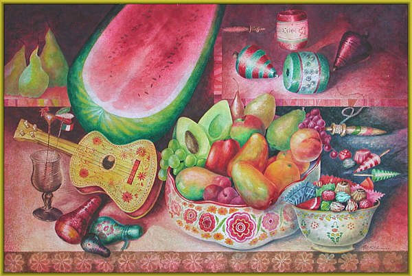 Dulce Patría Watercolour Paper Still Life Paintings