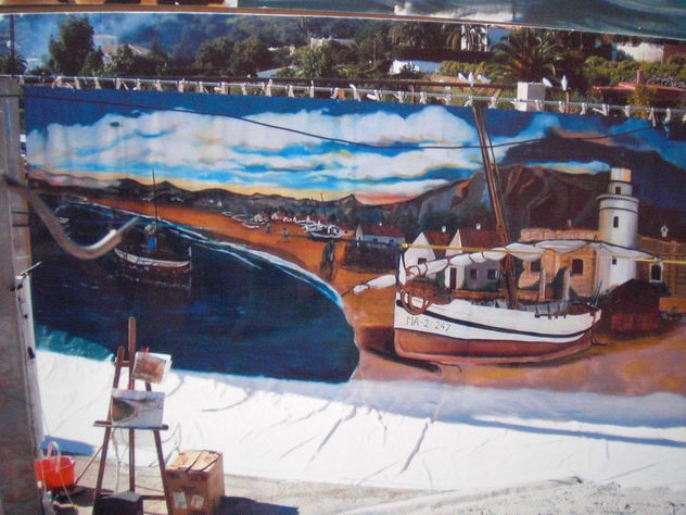 TELÓN "HACIA LA MAR"