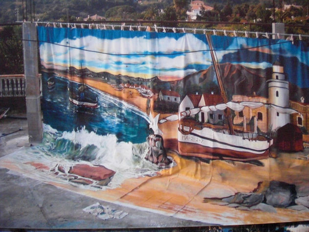 TELÓN "HACIA LA MAR"