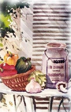 La cantina de Leche Watercolour Paper Landscaping