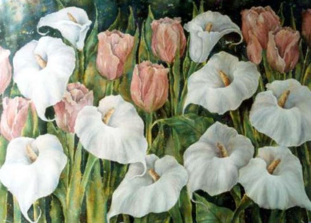 Tulipanes y Cartuchos Watercolour Paper Landscaping