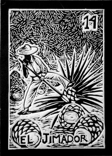 El jimador Linocut