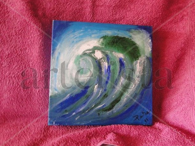 OLA DE SURF Oil Canvas Landscaping