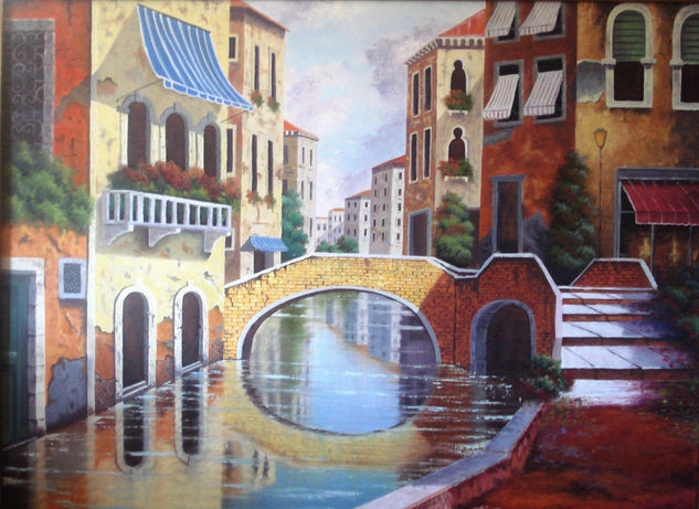 venecia Oil Canvas Landscaping