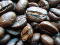 Granos de cafe en confianza