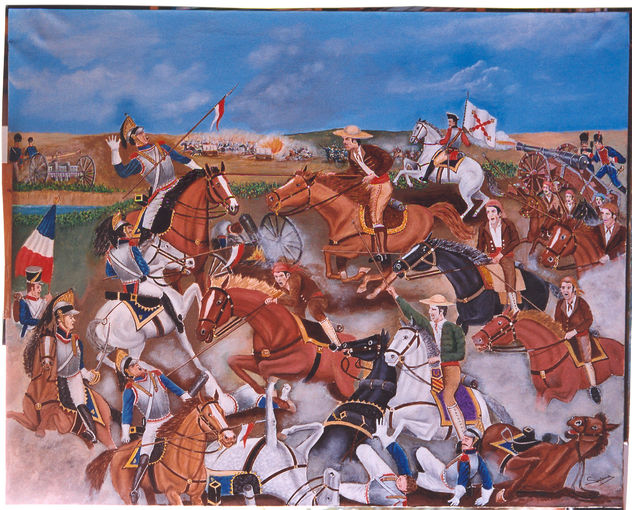 La carga de los garroxistas