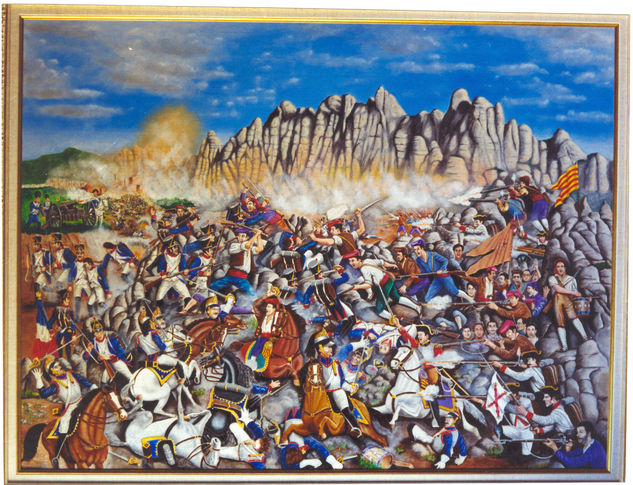 La Battalla del Bruch Oil Canvas