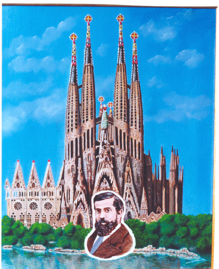 Sagrada Familia Oil Canvas