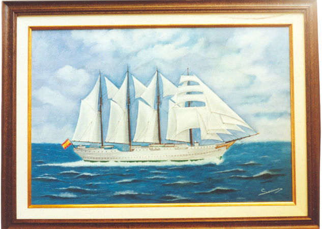 Juan Sebastian de Elcano Oil Canvas