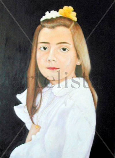 Miriam Oil Canvas Portrait