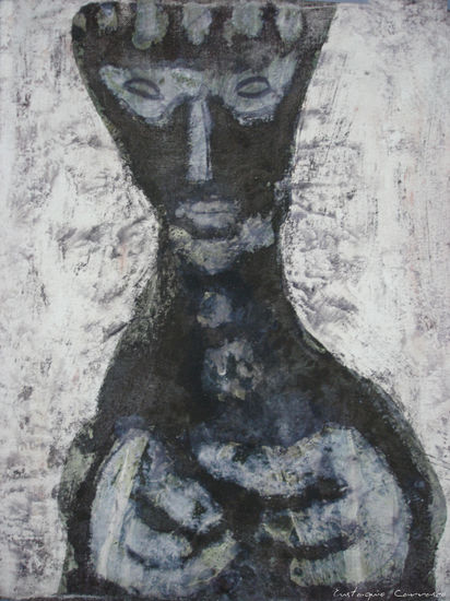 Personaje de Naseriomek Mixed media Canvas Figure Painting