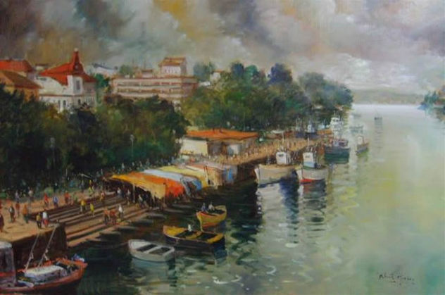 Mercado Fluvial. Valdivia
