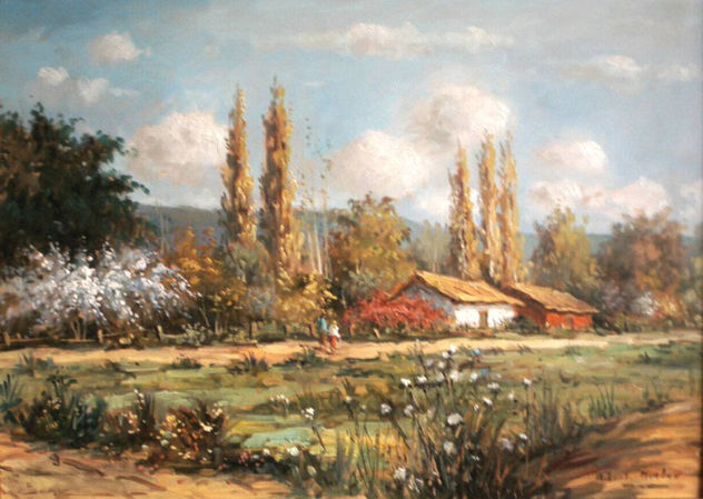 Paisaje de Pirque. Santiago