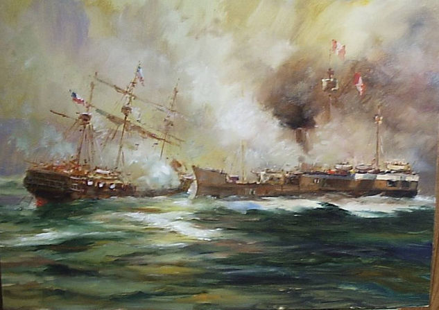 Combate Naval de Iquique. 