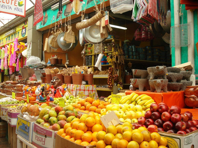 Puesto de frutas y verduras
