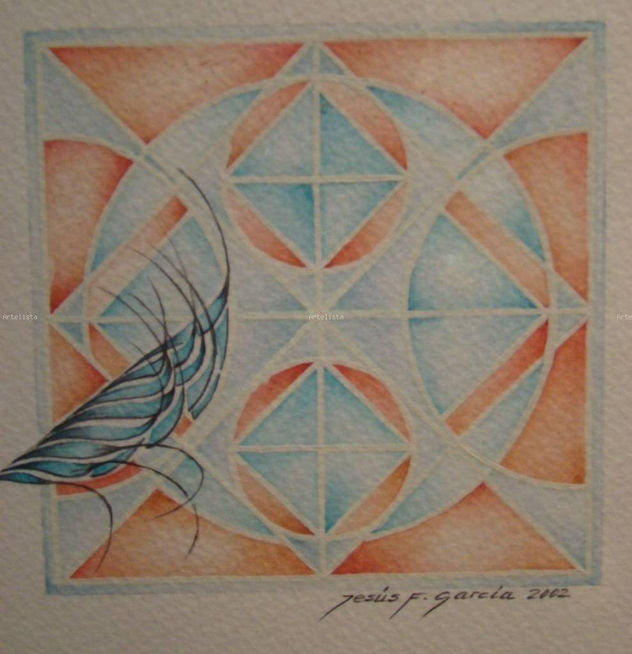 mosaico con pluma