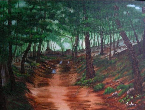 Neboa na Fraga Oil Canvas Landscaping