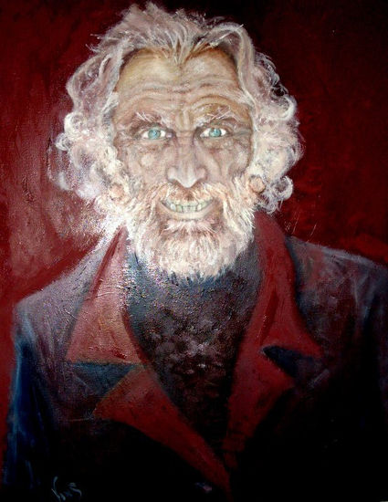 Anciano Oil Canvas Portrait