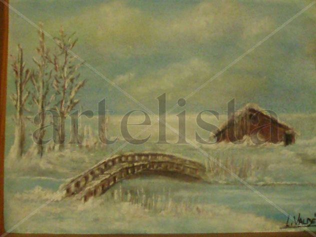 casita en invierno