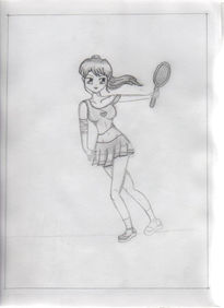 Manga - Jugando tenis