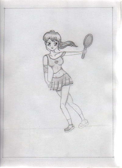 Manga - Jugando tenis 