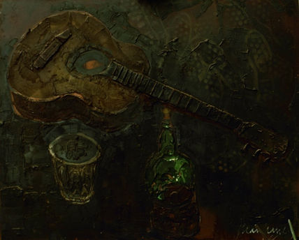 Guitarra y vino