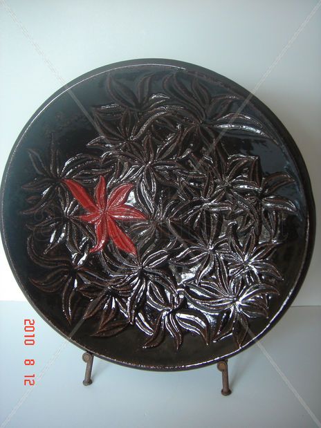 Plato de greda...
