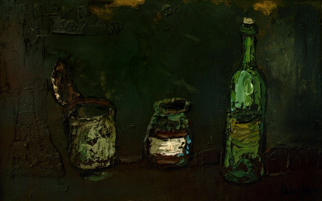 Objetos Oil Panel Still Life Paintings