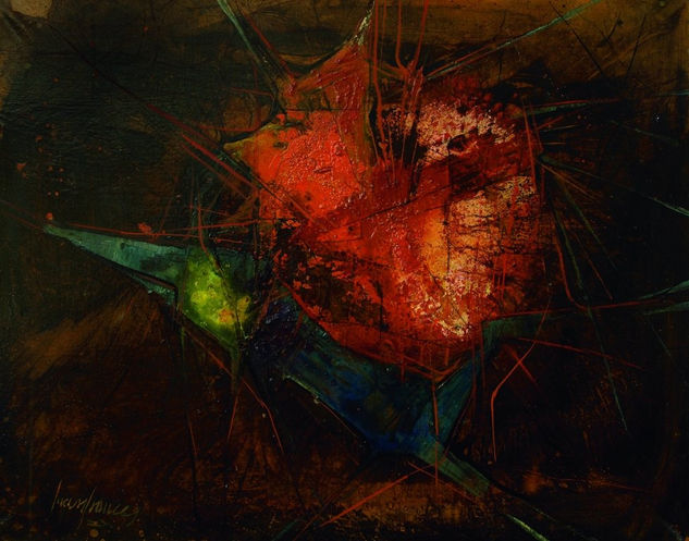 Abstracción Óleo Lienzo Otros