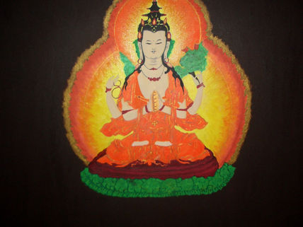 Iluminación de buda