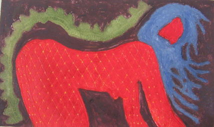 rotes Weib