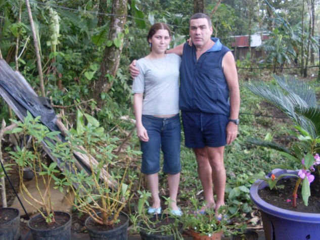 LA MACHA Y YO ( PICO) EN EL CERRO DE TORTUGUERO,ENERO DEL 2009. 