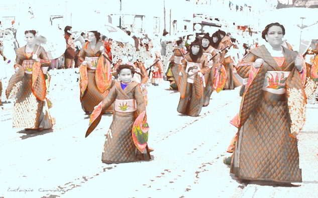 Una tarde en un desfile de carnaval Otras temáticas Color (Digital)