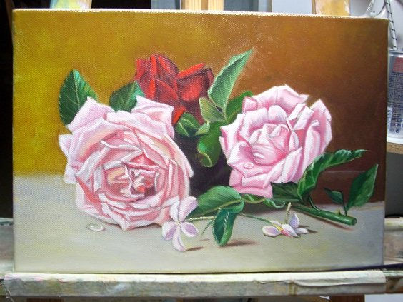 floressss Oil Canvas Floral Painting