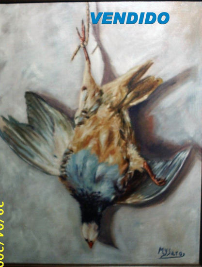 "Perdíz" Oil Canvas Animals