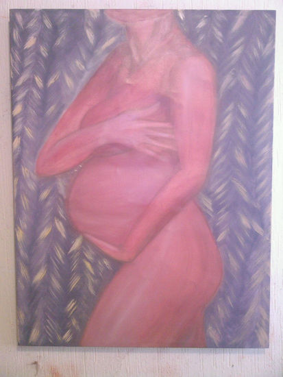 UN EMBARAZO PERFECTO Oil Canvas Nude Paintings