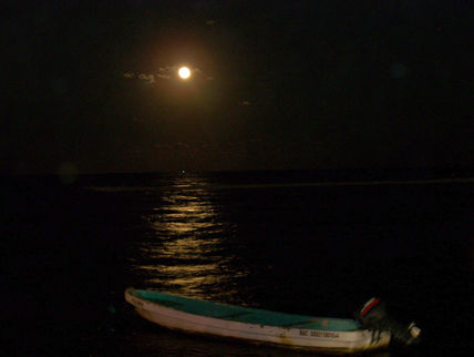 Lancha con Luna
