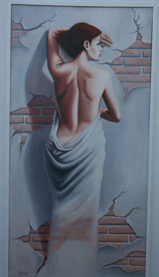 La mujer fantasma Oil Canvas Figure Painting