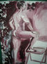 desnudo masculino posando
